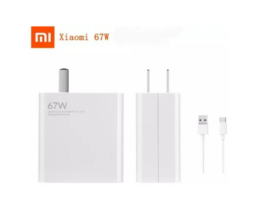 Cargador Xiaomi Original 67w ,xiaomi 11, Notebook, Tipo C